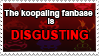 the koopaling fanbase is disgusting stamp