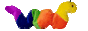 rainbow worm gif